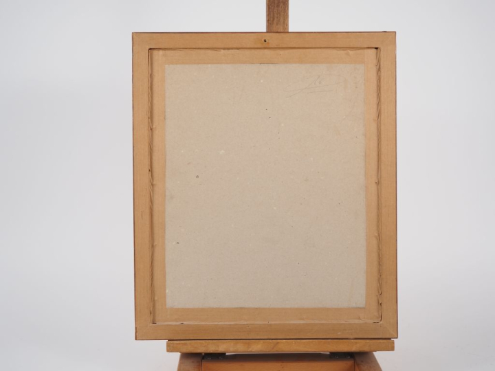 DIGNIMONT. "vue d'Antibes" dessin signé en bas à droite et daté 55.