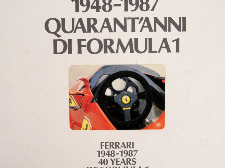 FERRARI 1948 - 1987 Quarant'anni Di formula 1 Momo Design Paolo D'Ales