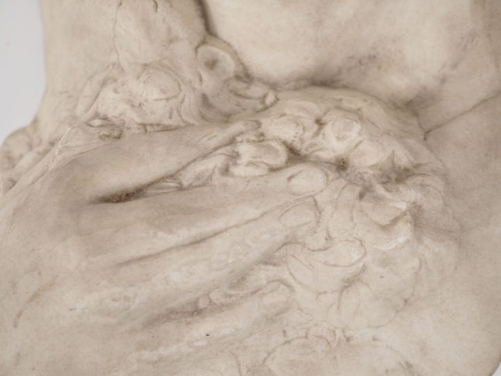 Émile Antoine BOURDELLE (1861-1929). "Violettes et Roses, jeune fille 