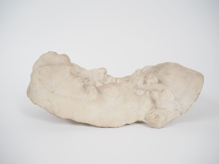Émile Antoine BOURDELLE (1861-1929). "Violettes et Roses, jeune fille 
