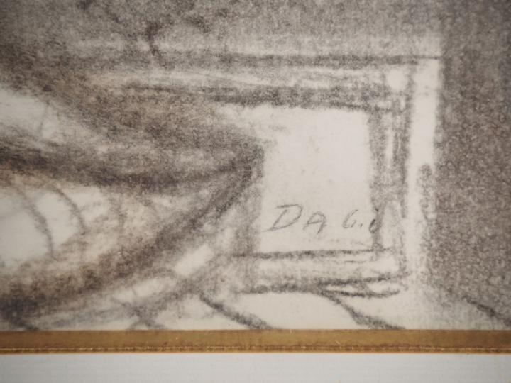 Salvatore DALI (1904-1989). Projet de décor « Mae West » (Bouche dans 