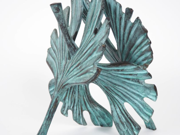 Bernard JOBIN.  "Parcours d'éternité"  Sculpture en bronze à patine ve