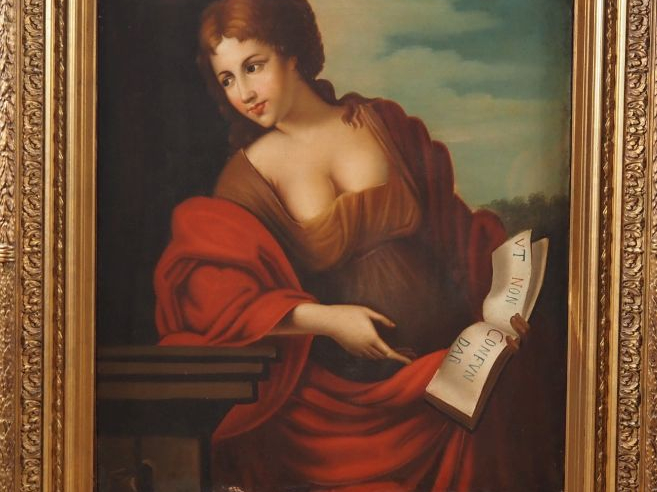 Ecole française XIXème d’après Francesco Romanelli. « La sybille de Cu
