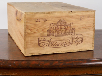 Vente aux enchères 12 BOUTEILLES CHÂTEAU GISCOURS GCC MARGAUX - 1985 - CBO - #1 - 11 BG/1