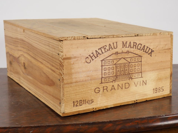 12 BOUTEILLES CHÂTEAU MARGAUX 1er GCC MARGAUX - 1985 - CBO - #1 - 4 BG