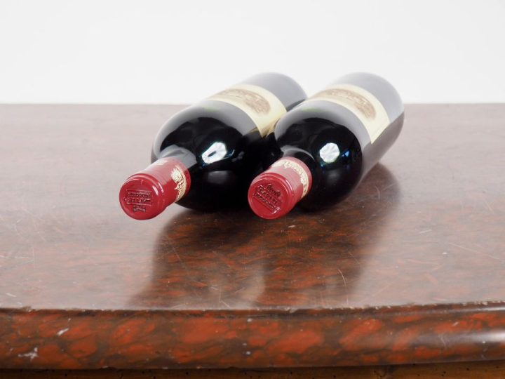 2 BOUTEILLES CHÂTEAU LAFITE ROTHSCHILD 1er GCC PAUILLAC - 1986 - #1 - 
