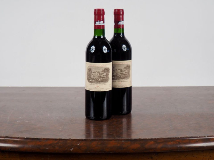 2 BOUTEILLES CHÂTEAU LAFITE ROTHSCHILD 1er GCC PAUILLAC - 1988 - #1 - 