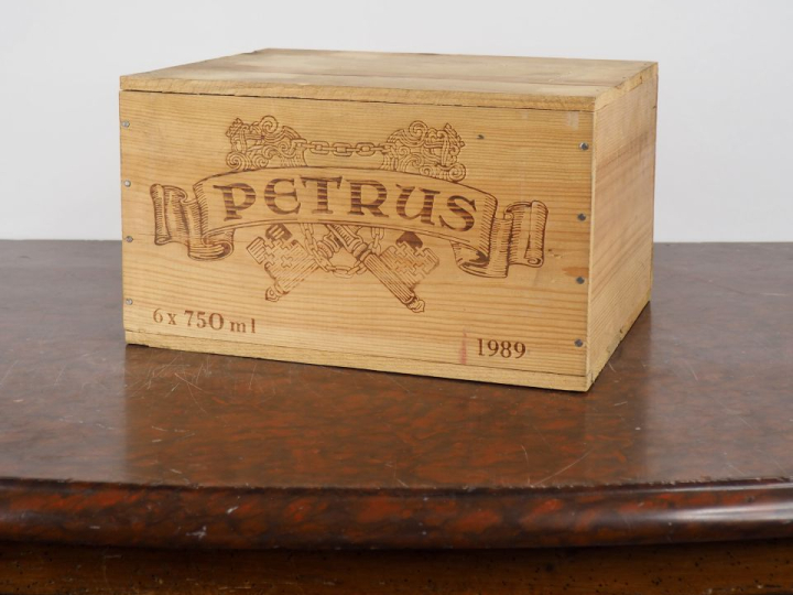 6 BOUTEILLES PETRUS POMEROL - 1989 - CBO - #1 - 3 BG