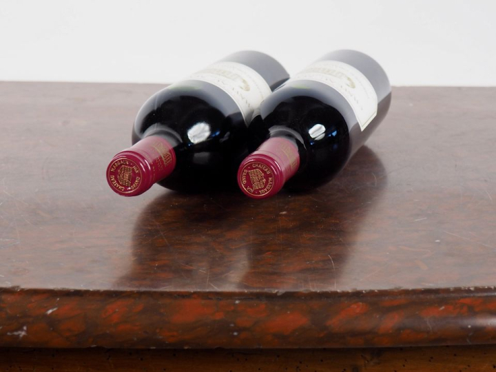 2 BOUTEILLES CHÂTEAU MARGAUX 1er GCC MARGAUX - 1993 - #1 - BONS NIVEAU
