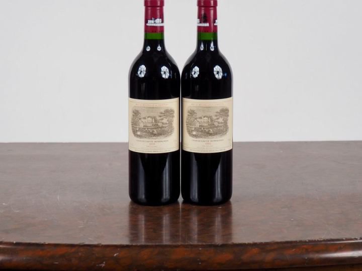 2 BOUTEILLES CHÂTEAU LAFITE ROTHSCHILD 1er GCC PAUILLAC - 1993 - #1 - 