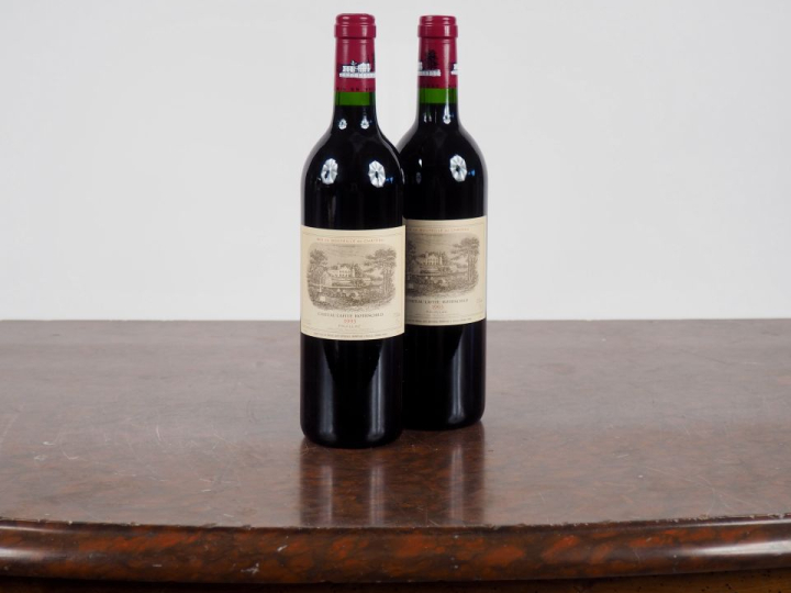 2 BOUTEILLES CHÂTEAU LAFITE ROTHSCHILD 1er GCC PAUILLAC - 1993 - #1 - 