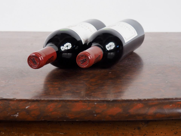 2 BOUTEILLES CHÂTEAU LATOUR 1er GCC PAUILLAC - 1993 - #1 - PAPIERS DE 