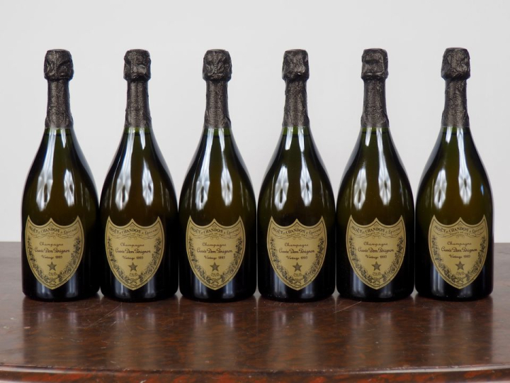 6 BOUTEILLES CHAMPAGNE DOM PÉRIGNON - 1993 - CARTON D'ORIGINE - #4 - N