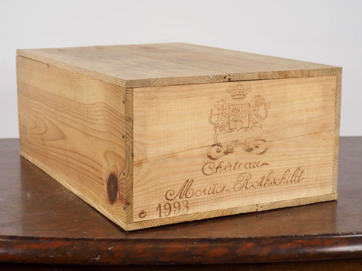 12 BOUTEILLES CHÂTEAU MOUTON ROTHSCHILD 1er GCC PAUILLAC  - 1993 - CBO