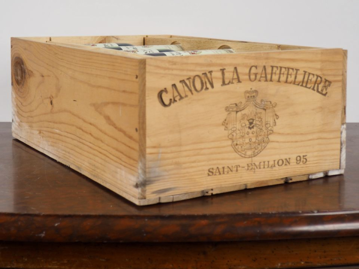 12 BOUTEILLES CHÂTEAU CANON LA GAFFELIÈRE GCC SAINT ÉMILION - 1995 - C