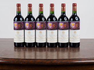 Vente aux enchères 6 BOUTEILLES CHÂTEAU MOUTON ROTHSCHILD 1er GCC PAUILLAC - 1998 - #4 - 