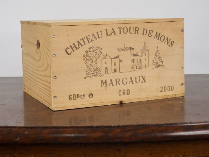 6 BOUTEILLES CHÂTEAU LA TOUR DE MONS CB MARGAUX - 2000 - CBO - #4