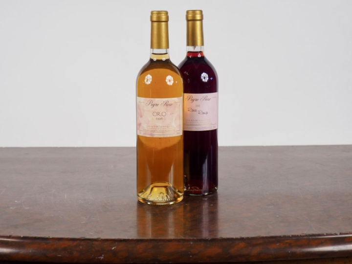 2 BOUTEILLES PEYRE ROSE COTEAUX DU LANGUEDOC : 1 "ORO" 1996 - 1 "ROSE 