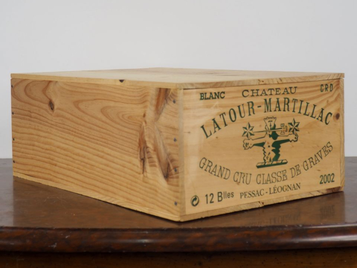 12 BOUTEILLES CHÂTEAU LATOUR MARTILLAC BLANC GCC GRAVES - 2002 - CBO -