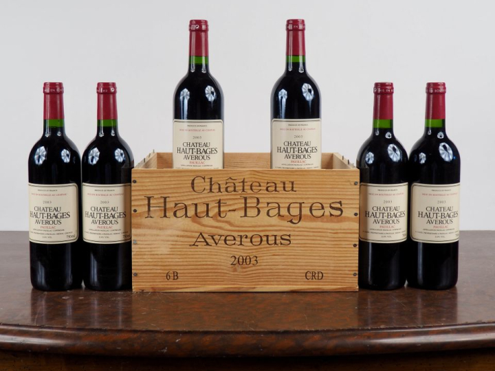 6 BOUTEILLES CHÂTEAU HAUT BAGES AVEROUS PAUILLAC - 2003 - CBO - #4