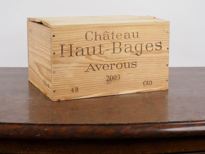 6 BOUTEILLES CHÂTEAU HAUT BAGES AVEROUS PAUILLAC - 2003 - CBO - #4