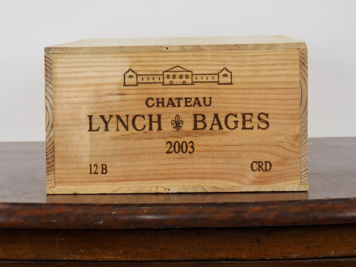 12 BOUTEILLES CHÂTEAU LYNCH BAGES GCC PAUILLAC - 2003 - CBO - #4
