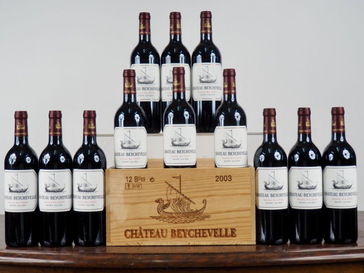 12 BOUTEILLES CHÂTEAU BEYCHEVELLE SAINT JULIEN - 2003 - CBO - #4