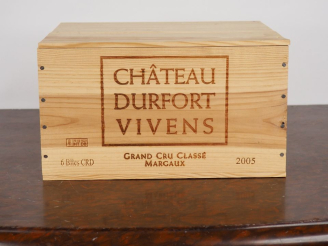 Vente aux enchères 6 BOUTEILLES CHÂTEAU DURFORT VIVENS GCC MARGAUX - 2005 - CBO - #3