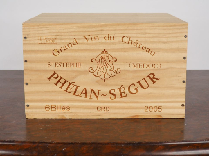 6 BOUTEILLES CHÂTEAU PHÉLAN SEGUR SAINT ESTÈPHE - 2005 - CBO - #3