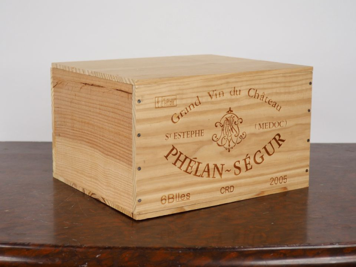 6 BOUTEILLES CHÂTEAU PHÉLAN SEGUR SAINT ESTÈPHE - 2005 - CBO - #3