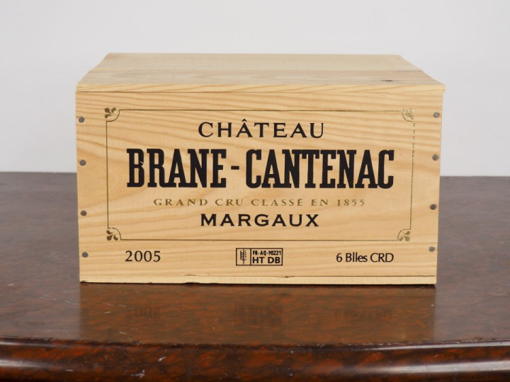6 BOUTEILLES CHÂTEAU BRANE CANTENAC GCC MARGAUX - 2005 - CBO - #3