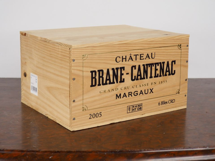 6 BOUTEILLES CHÂTEAU BRANE CANTENAC GCC MARGAUX - 2005 - CBO - #3