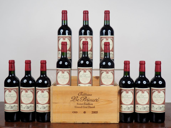 12 BOUTEILLES CHÂTEAU LE PRIEURE SAINT ÉMILION GC - 2005 - CBO - #3