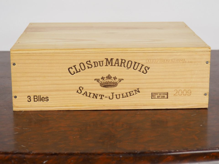 3 BOUTEILLES CLOS DU MARQUIS SAINT JULIEN - 2009 - CBO - #2