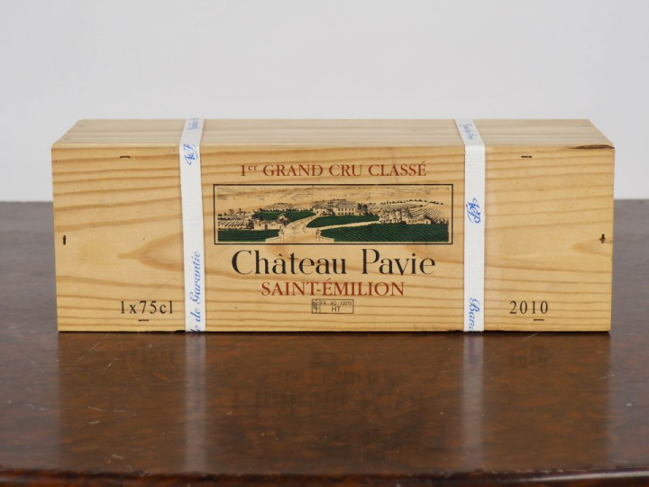 1 BOUTEILLE CHÂTEAU PAVIE 1er GCC SAINT ÉMILION - 2010 - CBO CERCLÉE -