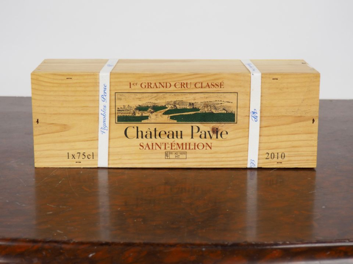 1 BOUTEILLE CHÂTEAU PAVIE 1er GCC SAINT ÉMILION - 2010 - CBO CERCLÉE -