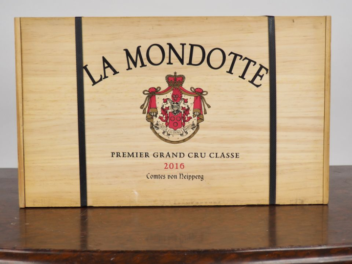 6 BOUTEILLES LA MONDOTTE 1er GCC SAINT ÉMILION - 2016 - CBO CERCLÉE - 