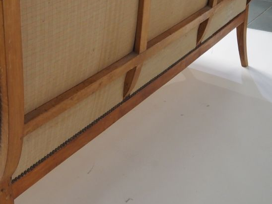 Mobilier de salon Directoire en bois mouluré et sculpté à décor d'étoi