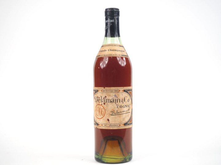 1 BOUTEILLE COGNAC GRANDE CHAMPAGNE DELAMAIN   CO - 1906 - ETLA/ELS  