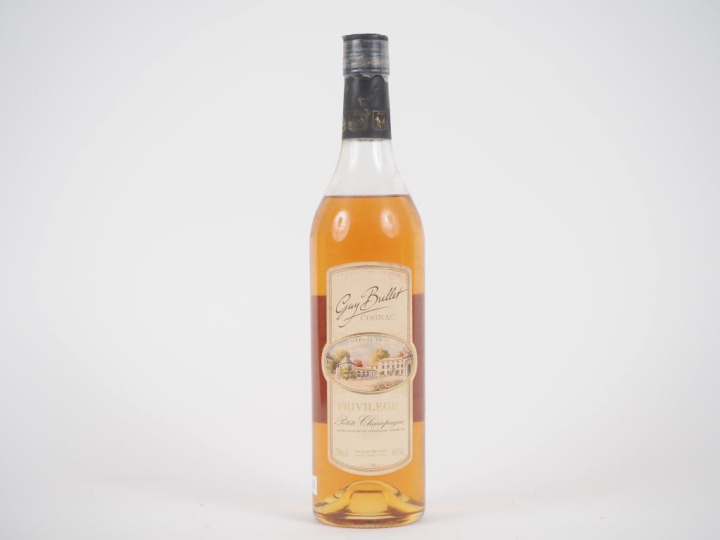 1 BOUTEILLE COGNAC PETITE CHAMPAGNE "PRIVILÈGE" GUY BRILLET - NIVEAU L