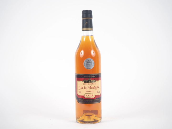 1 BOUTEILLE COGNAC FINE COGNAC V.S.O.P 'RÉSERVE' L. DE LA MONTAGNE 