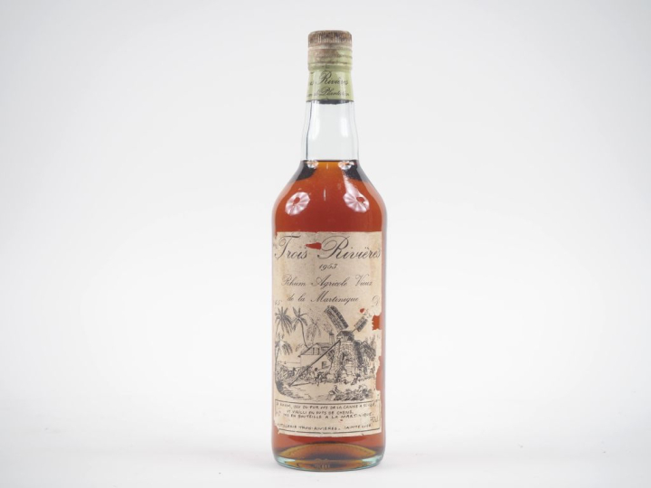 1 BOUTEILLE RHUM TROIS RIVIÈRES MARTINIQUE - 1953 - EA 