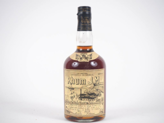 Vente aux enchères 1 BOUTEILLE RHUM J.M 50% - 1980