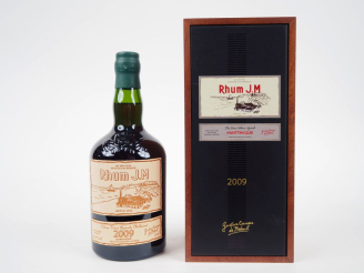 Vente aux enchères 1 BOUTEILLE RHUM J.M 43,6% - 2009 - COFFRET 