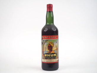 Vente aux enchères 1 VIEILLE BOUTEILLE RHUM SAINT ESPRIT - ETLA 