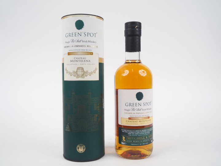 1 BOUTEILLE WHISKY GREEN SPOT CHÂTEAU MONTELENA MITCHELL   SON 46% - C