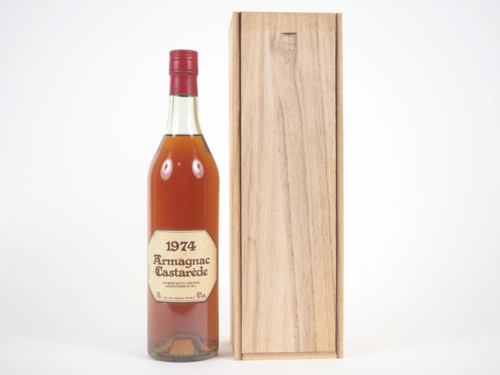 1 BOUTEILLE ARMAGNAC CASTARÈDE - 1974 - CBO 