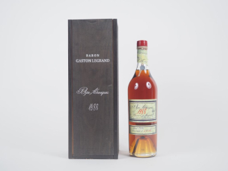 Vente aux enchères 1 BOUTEILLE BAS ARMAGNAC BARON GASTON LEGRAND - 1988 - CBO 