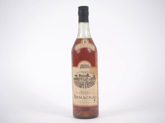 Vente aux enchères 1 BOUTEILLE ARMAGNAC '8 ANS D'ÂGE' CHÂTEAU DE SANDEMAGNAN MICHEL GUERA