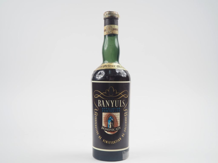 1 VIEILLE BOUTEILLE BANYULS DOMINICAIN 'DOM PRIEUR MAJOR' GRANDE RÉSER